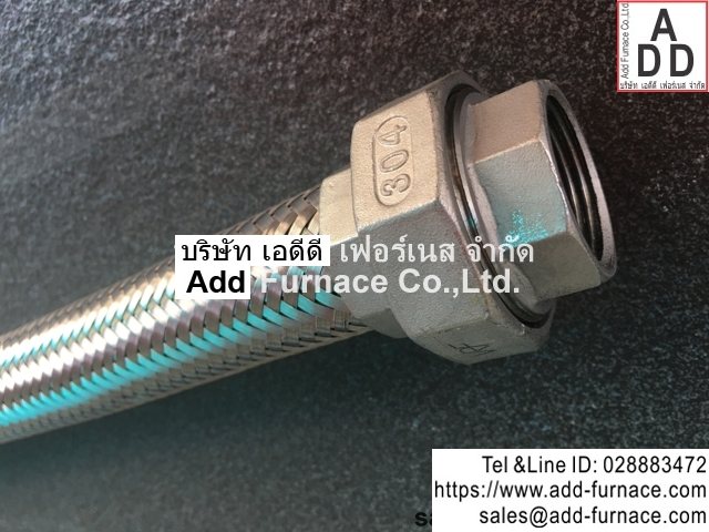 ท่ออ่อนสแตนเลส Gas Hose Stainless Steel 304 (3)